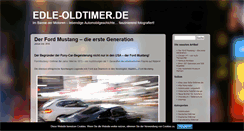 Desktop Screenshot of edle-oldtimer.de